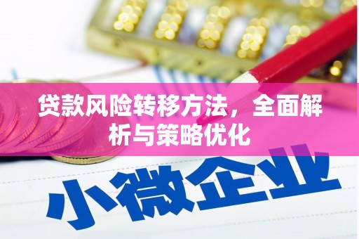 芒市贷款风险转移方法，全面解析与策略优化