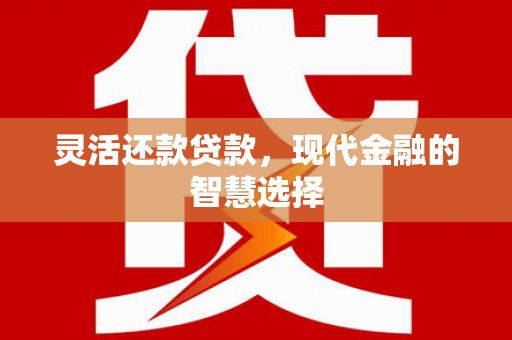 芒市灵活还款贷款，现代金融的智慧选择