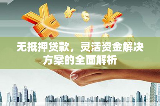 芒市无抵押贷款，灵活资金解决方案的全面解析