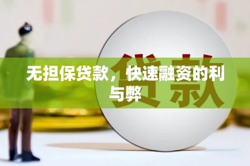 芒市无担保贷款，快速融资的利与弊