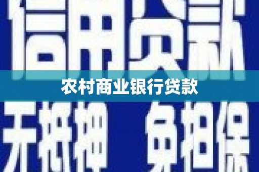 芒市农村商业银行贷款