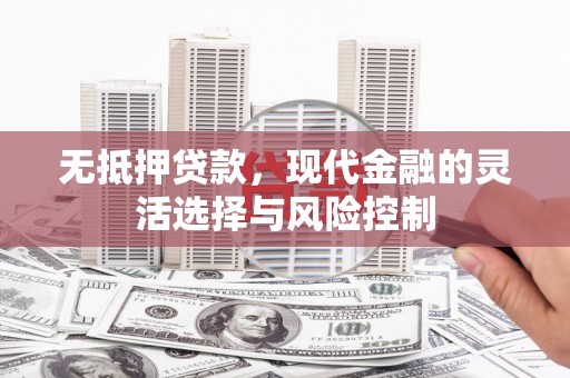 芒市无抵押贷款，现代金融的灵活选择与风险控制
