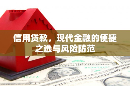 芒市信用贷款，现代金融的便捷之选与风险防范