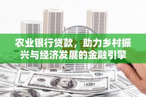 芒市农业银行贷款，助力乡村振兴与经济发展的金融引擎