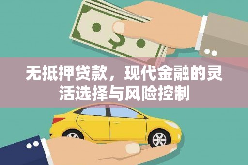 芒市无抵押贷款，现代金融的灵活选择与风险控制
