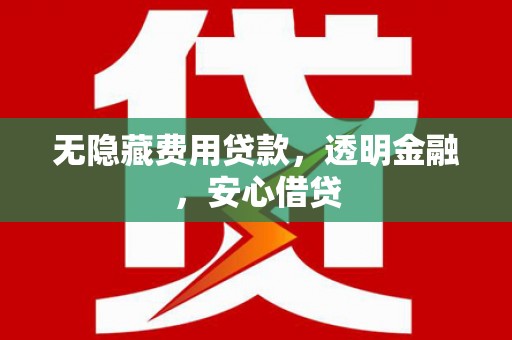 芒市无隐藏费用贷款，透明金融，安心借贷