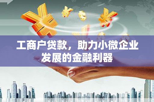 芒市工商户贷款，助力小微企业发展的金融利器
