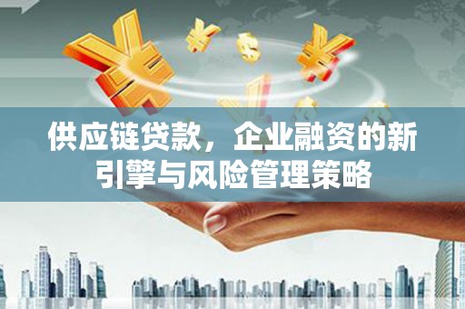 芒市供应链贷款，企业融资的新引擎与风险管理策略