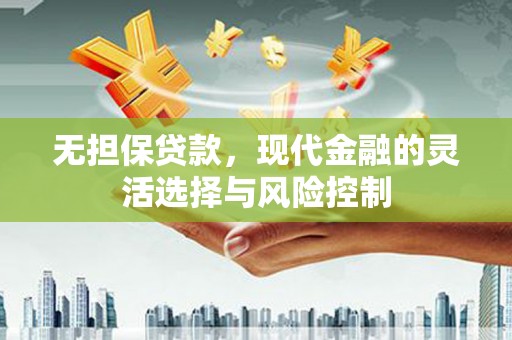 芒市无担保贷款，现代金融的灵活选择与风险控制