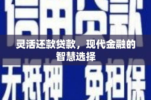 芒市灵活还款贷款，现代金融的智慧选择