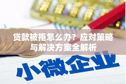 芒市贷款被拒怎么办？应对策略与解决方案全解析