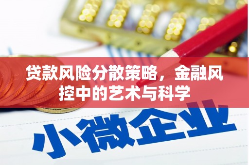 芒市贷款风险分散策略，金融风控中的艺术与科学