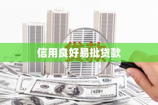 芒市信用良好易批贷款