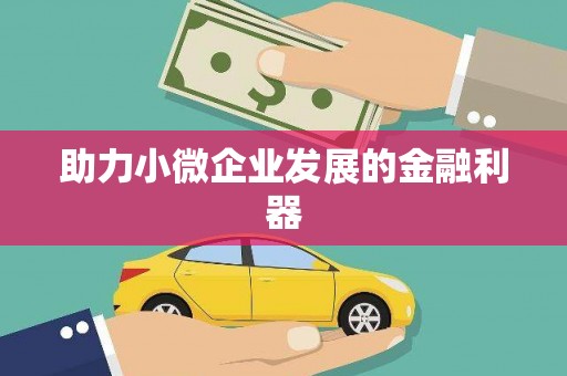 芒市助力小微企业发展的金融利器
