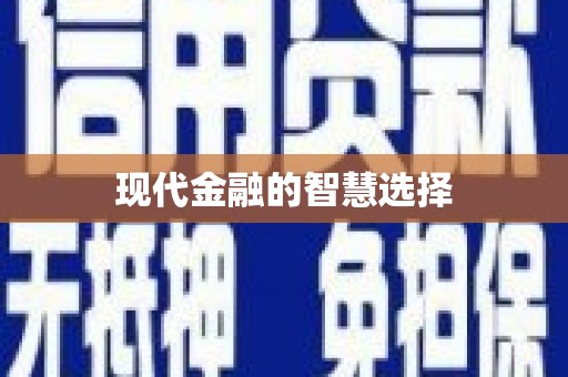 芒市现代金融的智慧选择