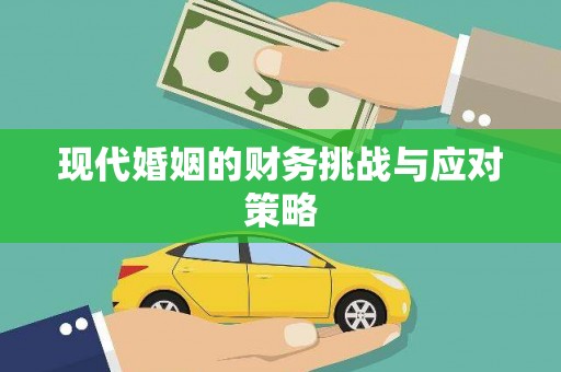 芒市现代婚姻的财务挑战与应对策略