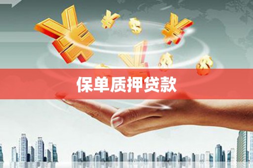 芒市保单质押贷款