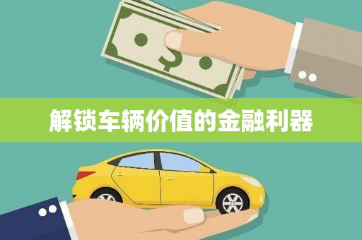 芒市解锁车辆价值的金融利器