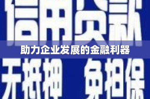 芒市助力企业发展的金融利器